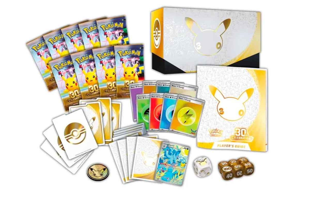 Pokémon 30th Anniversary – Elite Trainer Box en Inglés